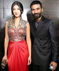 Shruti Haasan with her ex-boyfriend Dhanush