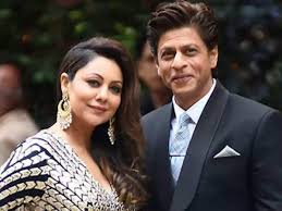 Shah Rukh Khan with his wife