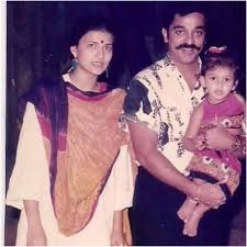 Shruti Haasan with her parents