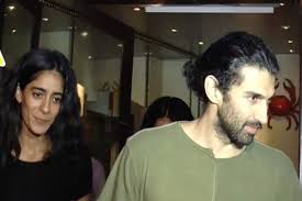 Aditya Roy Kapur with his ex-girlfriend Diva