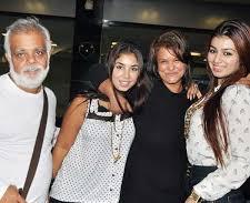Ayesha Takia with her family