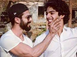 Shahid Kapoor with his half-brother 