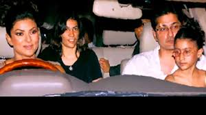 Sushmita Sen with her ex-boyfriend Manav