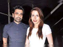 Eijaz Khan with his ex-girlfriend Natalie