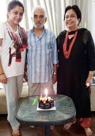 Ramya Krishnan with her parents