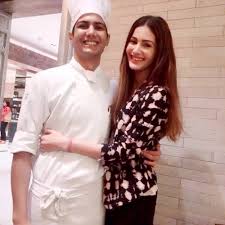 Amyra Dastur with her brother