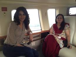 Mallika Sherawat with her mother