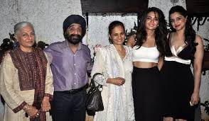 Surveen Chawla with her family