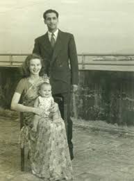 K. M. Nanavati with his wife & kids