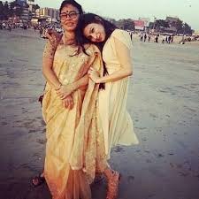 Mouni Roy with her mother