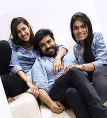 Ram Charan with his sisters