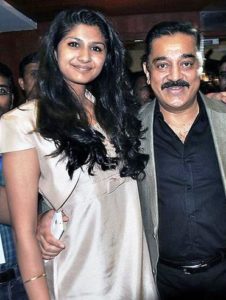 Kamal Haasan with his daughter Subbalakshmi