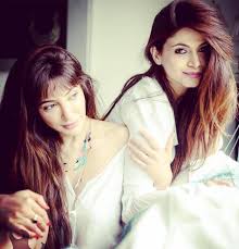 Reyhna Malhotra with her sister
