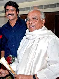 Akkineni Nagarjuna with his father