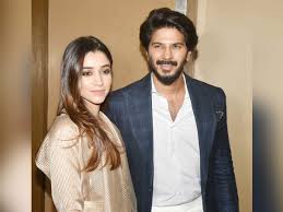Dulquer Salmaan with his wife
