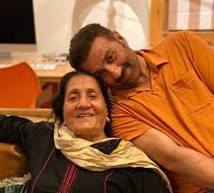 Sunny Deol with his mother