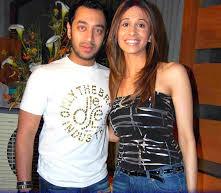 Kishwar Merchant with her ex-boyfriend Hiten