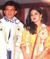 Mithun Chakraborty with his ex-wife Sridevi