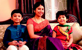 Smita Sabharwal with her children