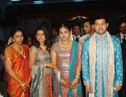 Sneha with her brother