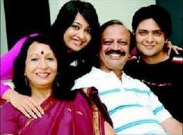 Radhika Pandit with her family