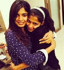 Sanchita Shetty with her sister