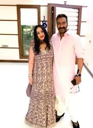 Ajay Devgn with his sister