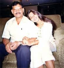 Sneha with her father