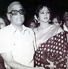 Hema Malini with her father