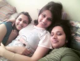 Dalljiet Kaur with her sisters