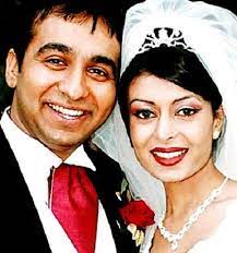 Raj Kundra with his ex-wife Kavita