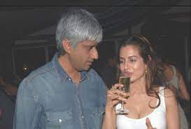 Ameesha Patel with her ex-boyfriend Vikram