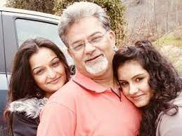 Ritika Anand with her father