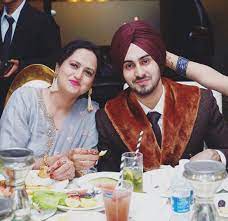 Rohanpreet Singh with his mother