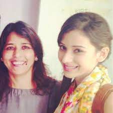 Heli Daruwala with her mother