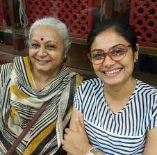 Toral Rasputra with her mother