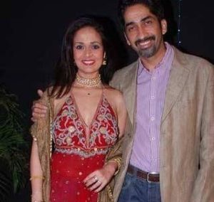 Aparna Tilak with her husband
