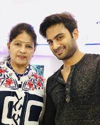 Sudheer Babu with his mother