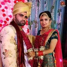 Pardeep Narwal with his wife