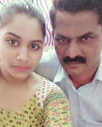 Shivani Narayanan with her father