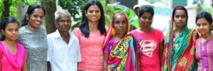 Dutee Chand with her family