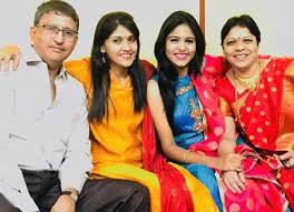 Akshaya Deodhar with her family