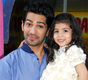 Amit Tandon with his daughter
