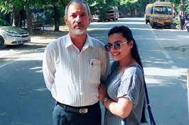 Renee Dhyani with her father