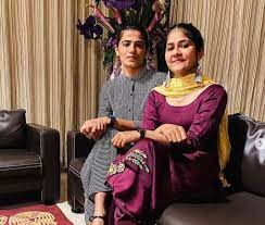 Savita Punia with her sister