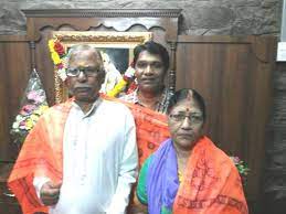 Aditya Srivastava with his parents