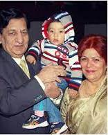 Gaurav Chopra with his parents